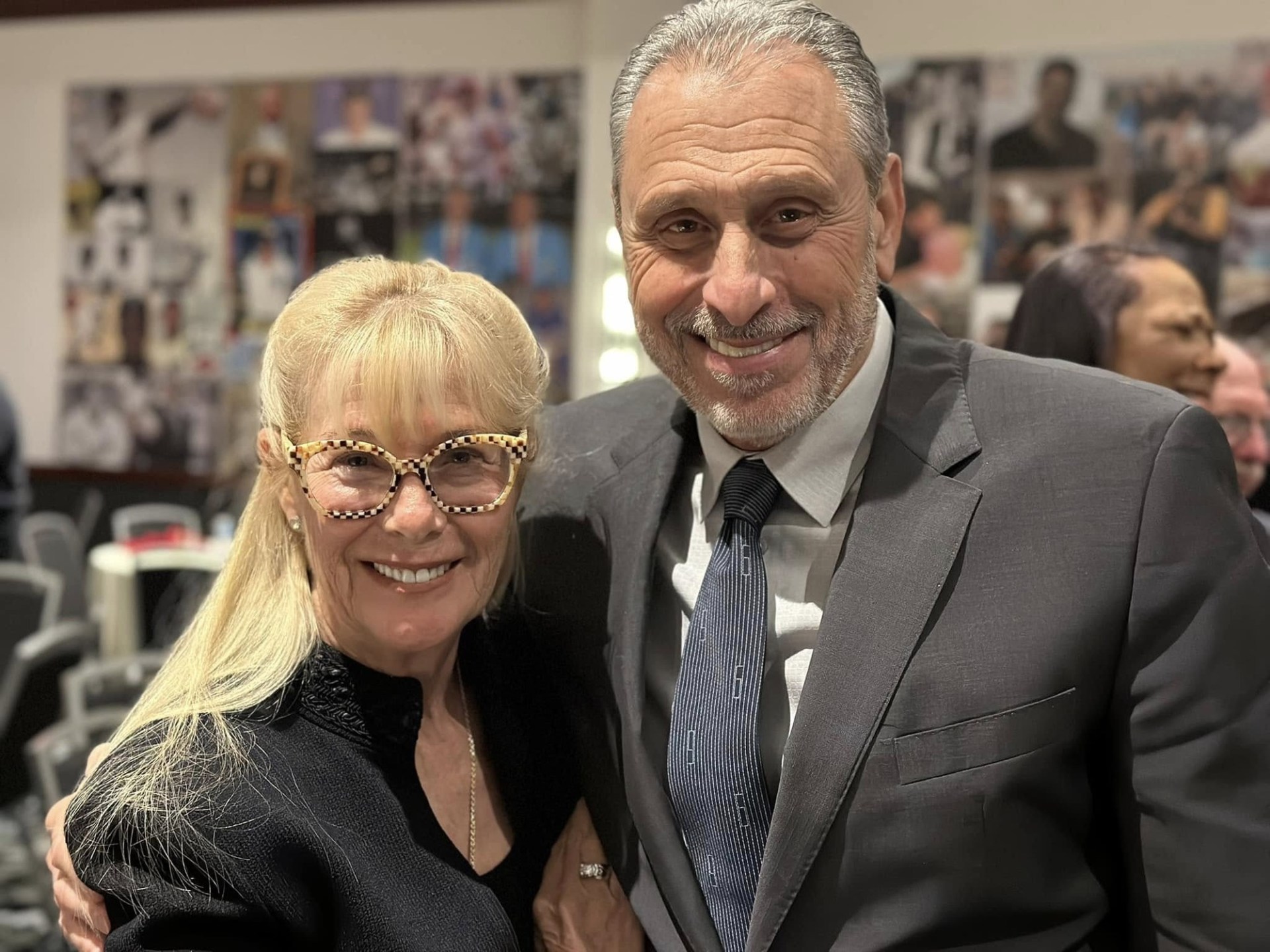 Jilluann Martin with Dom Scala at a formal event