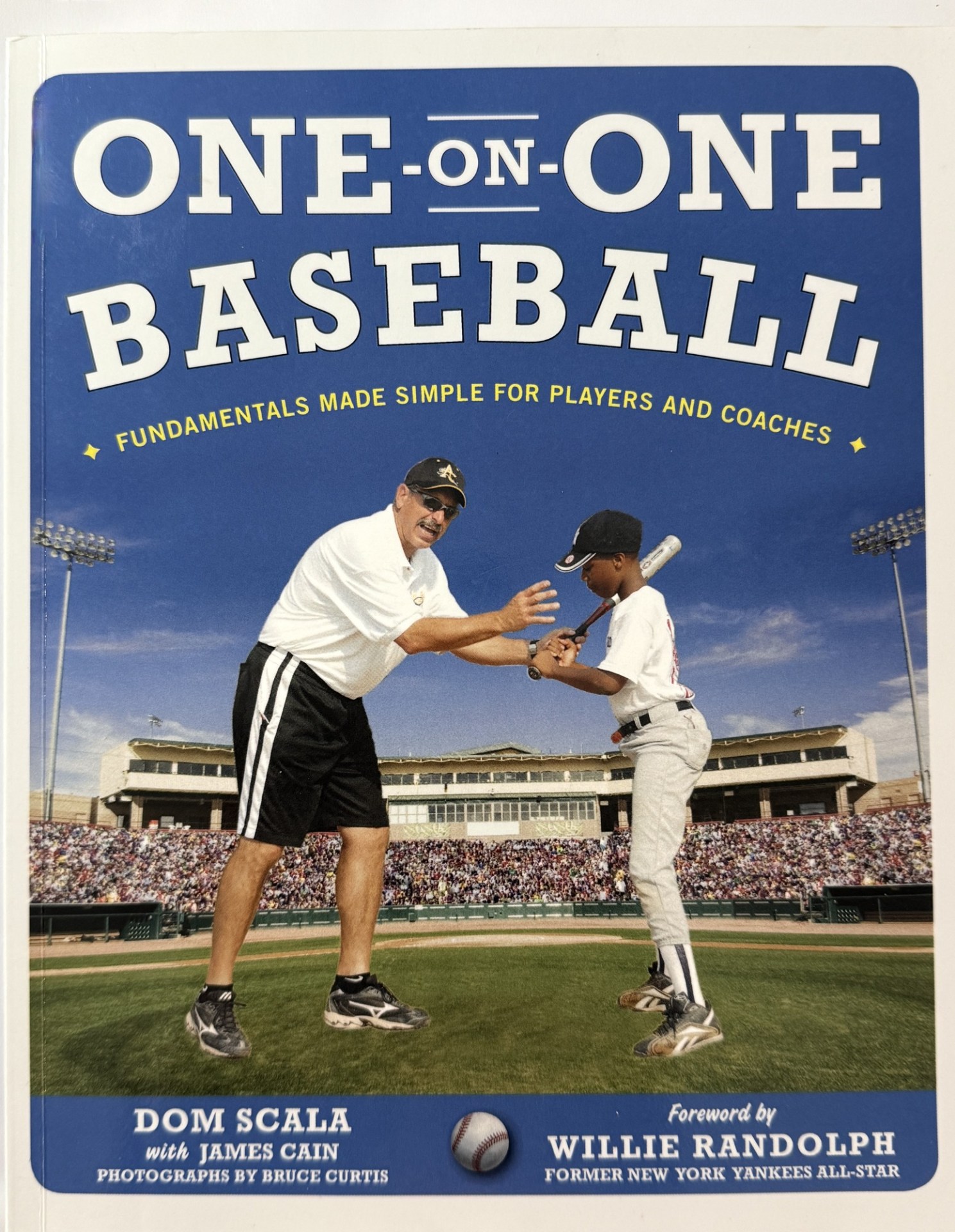 Cover of One-on-One Baseball by Dom Scala with James Cain